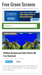 Mobile Screenshot of freegreenscreens.com